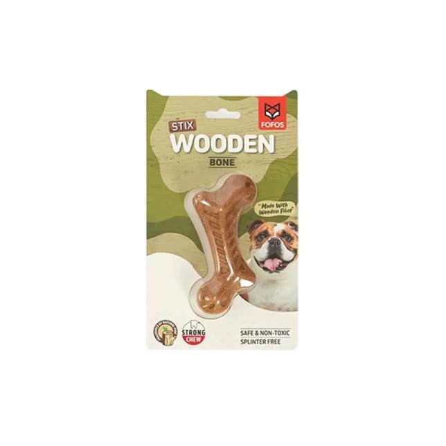 FOFOS - צעצוע לעיסה דנטלי מעץ טבעי BONE